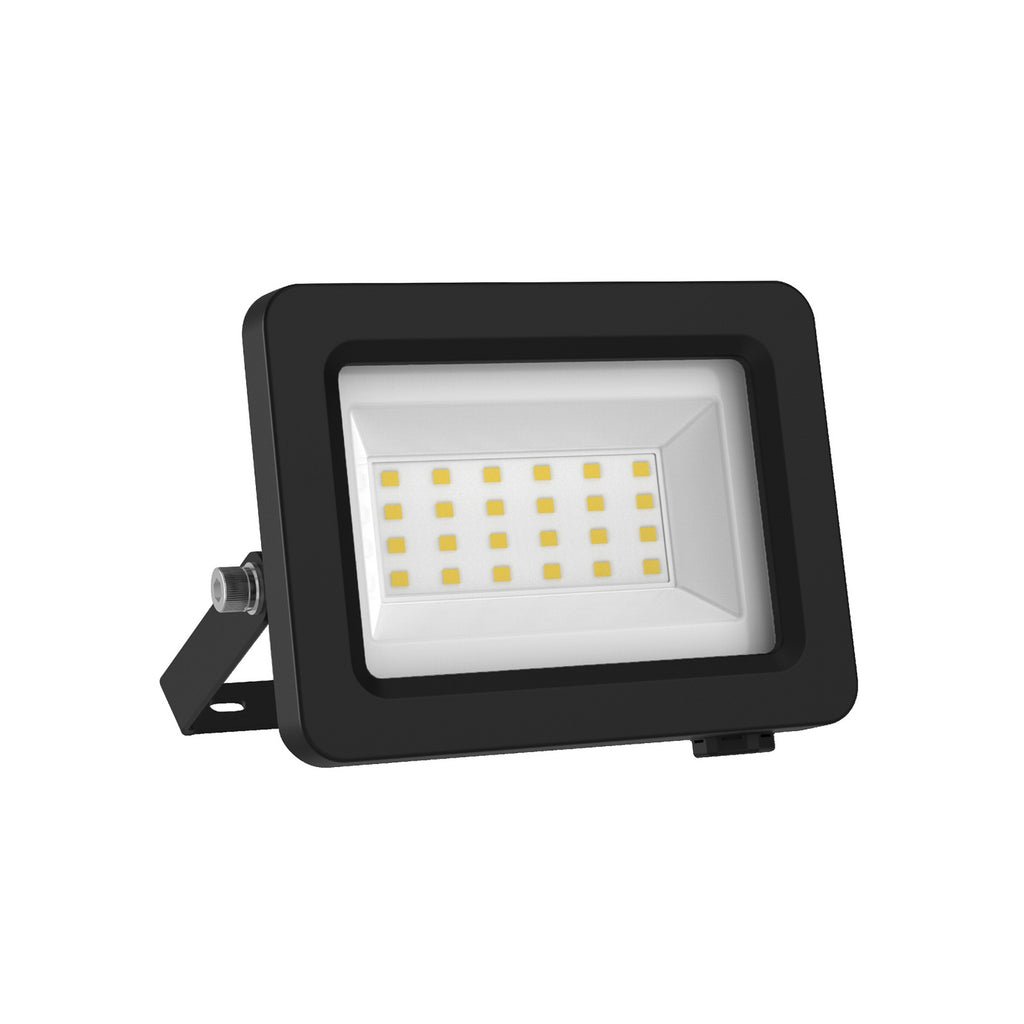 LED utespot Floodlight EA 5W aluminium svart IP65 forfra