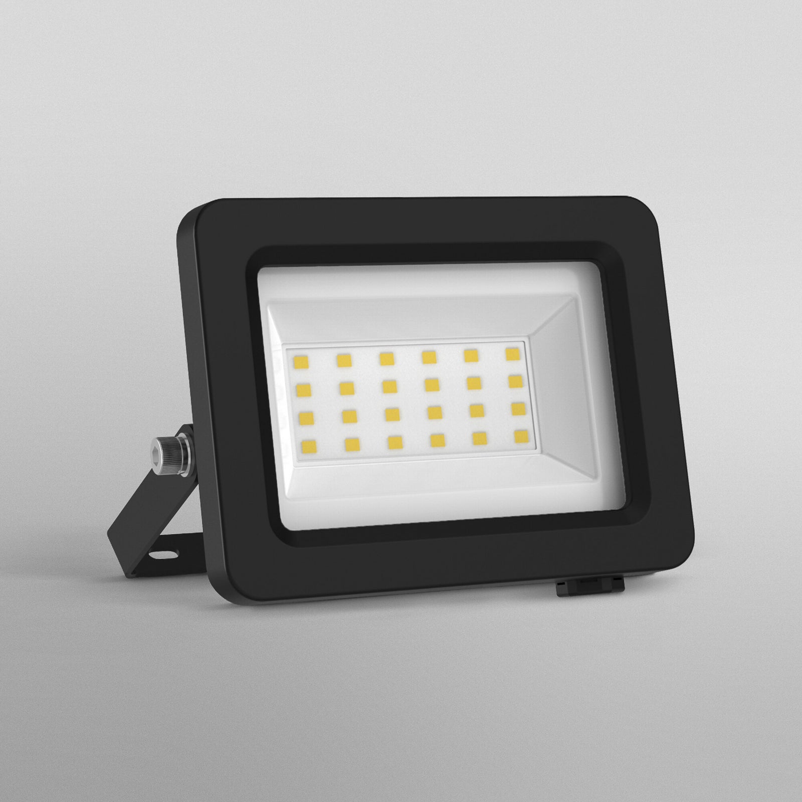 Montert LED utespot Floodlight EA 5W aluminium svart IP65 ute