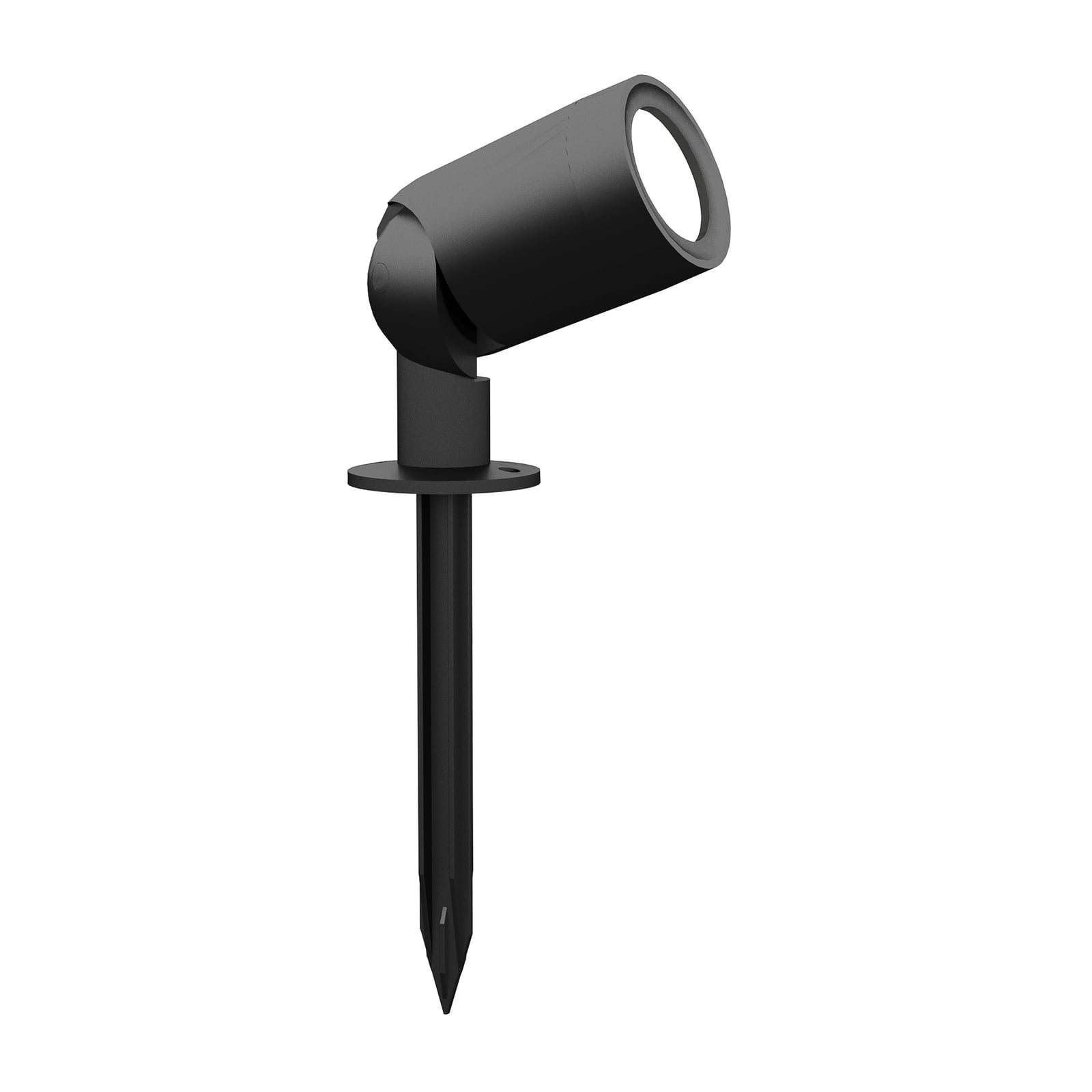 LED utespot Flores XL med jordspyd CCT RGB IP44 tint forside