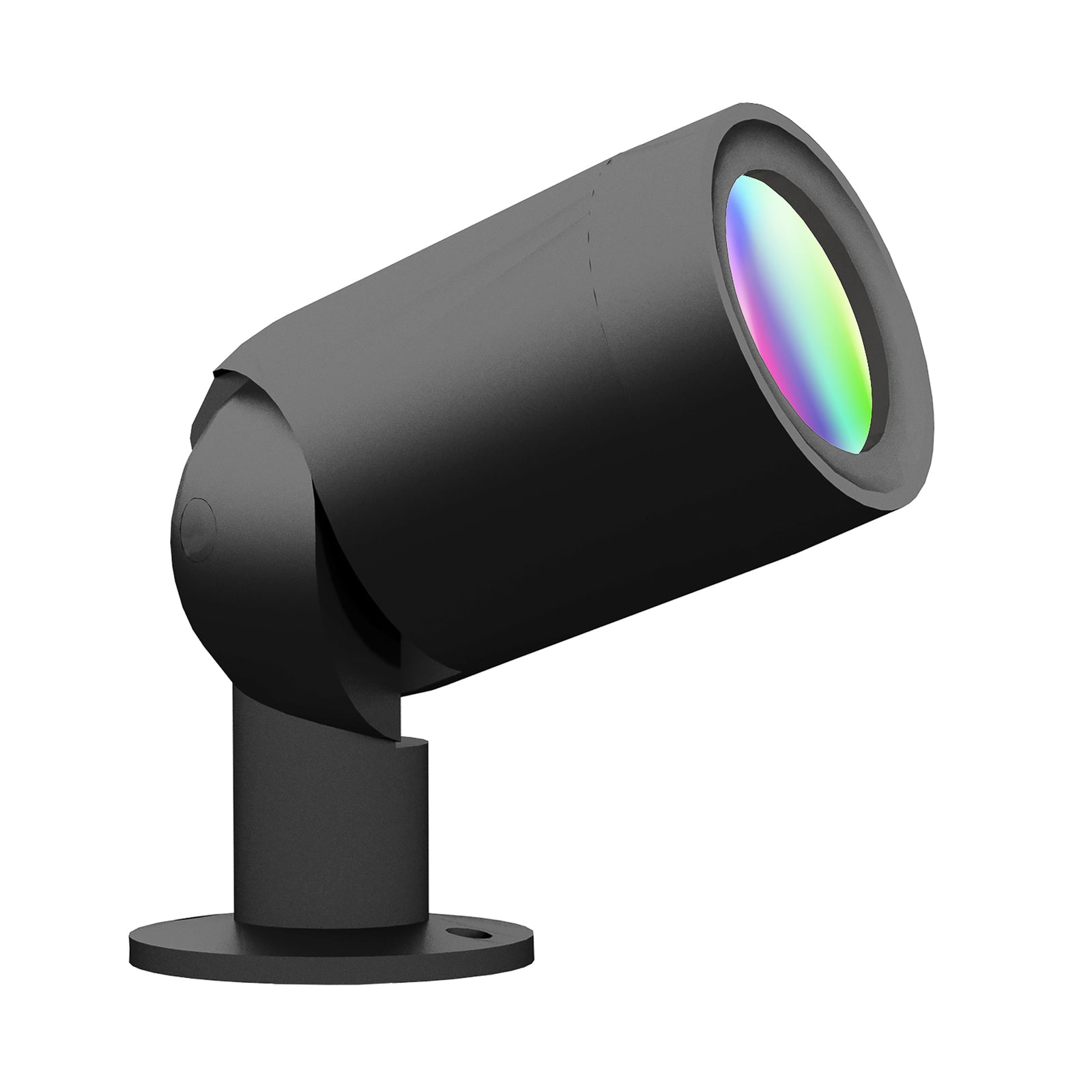 LED utespot Flores XL med jordspyd CCT RGB IP44 tint detalj