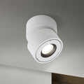 LED utespot Harvey hvit Ø10 cm dimbar 15W IP65 sett forfra