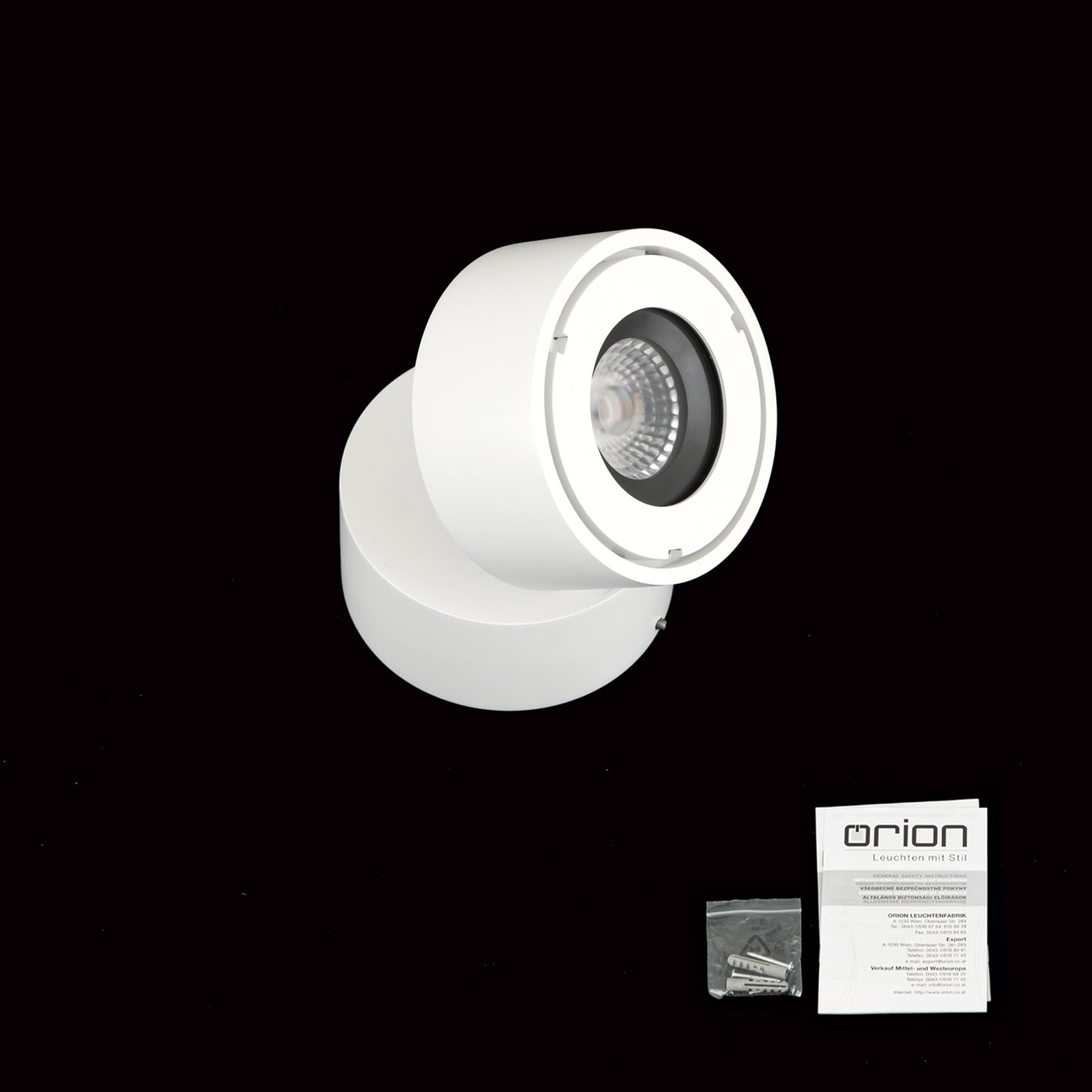 LED utespot Harvey hvit Ø10 cm dimbar 15W IP65 produktbilde