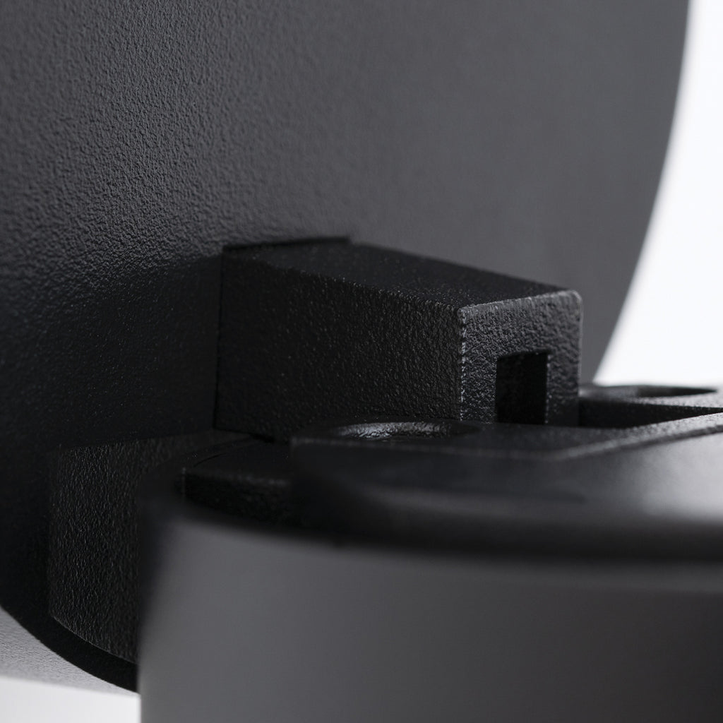 LED utespot Harvey svart Ø10 cm dimbar lysbilde