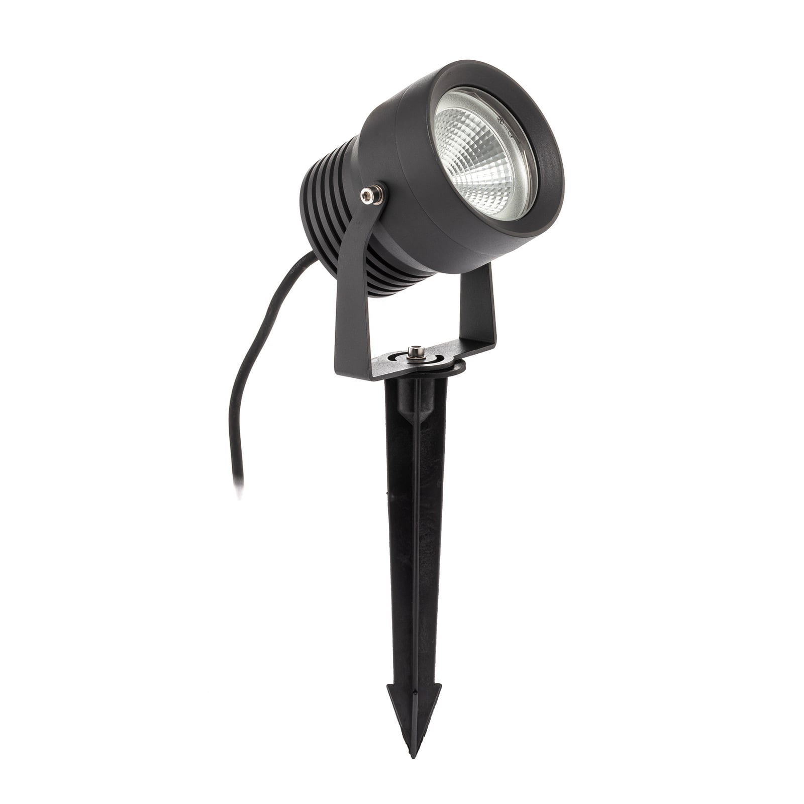 LED utespot Irina 3-er sett med jordspyd 20W IP65 fra siden