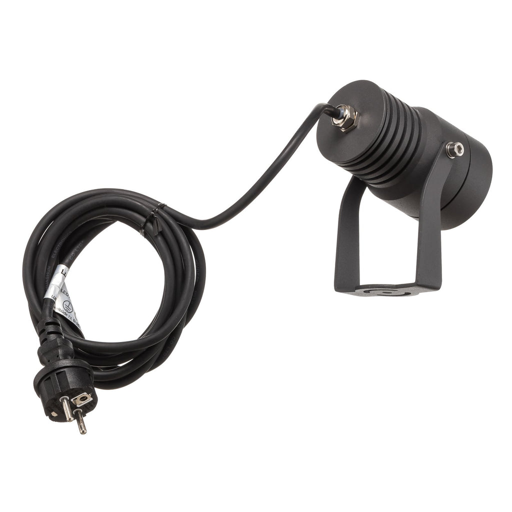 LED utespot Jon med jordspyd justerbar 7,5W IP65 - Lucande montert i hagebed