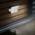 LED utespot Kollig med bevegelsessensor batteridrevet hvit forfra