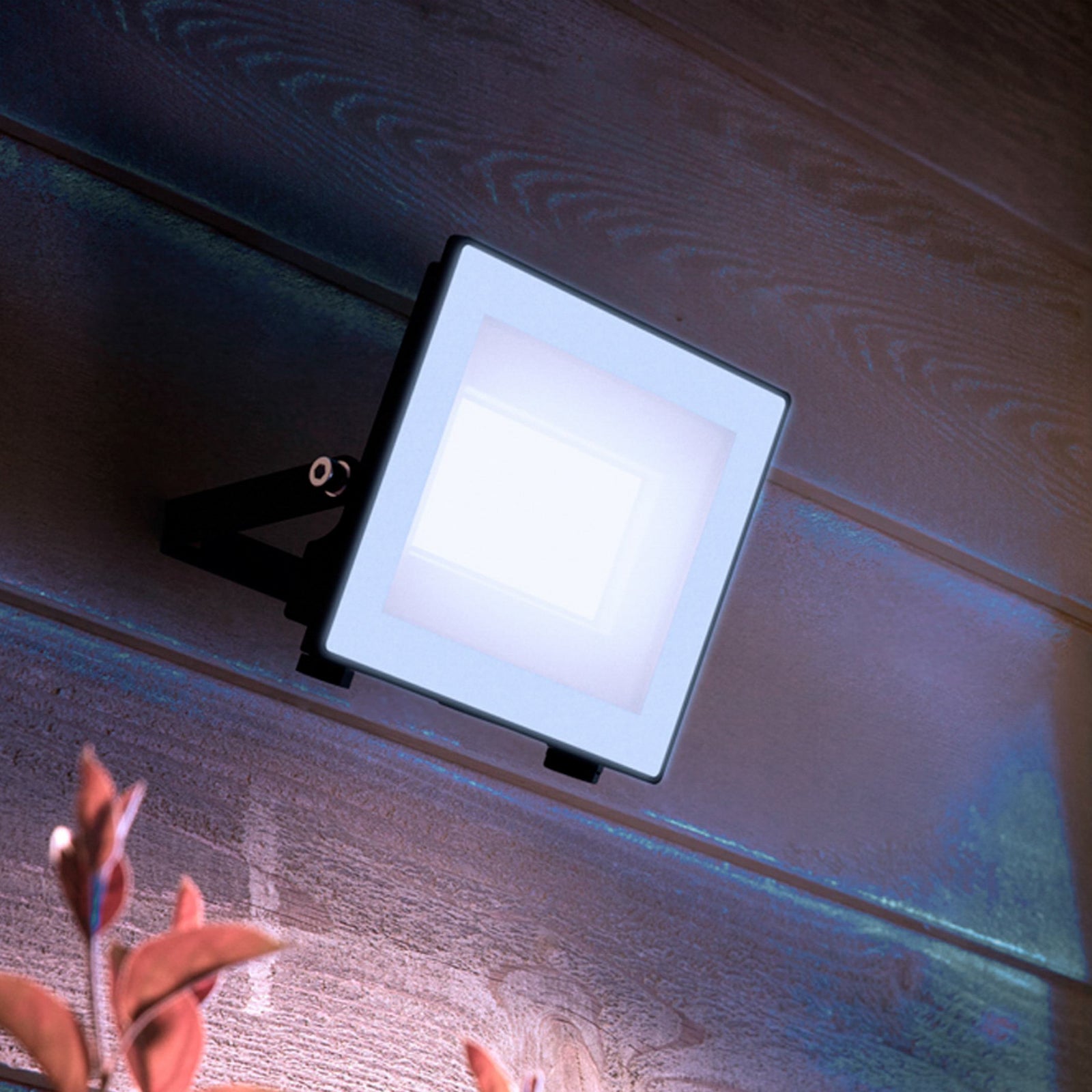 LED utespot Lois UE flood 14W 5000K IP65 antrasitt Philips forfra