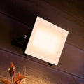 LED utespot Lois UE flood antrasitt 24W IP65 Philips forfra