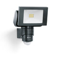 LED utespot LS 150 S med bevegelsessensor svart IP44 forside