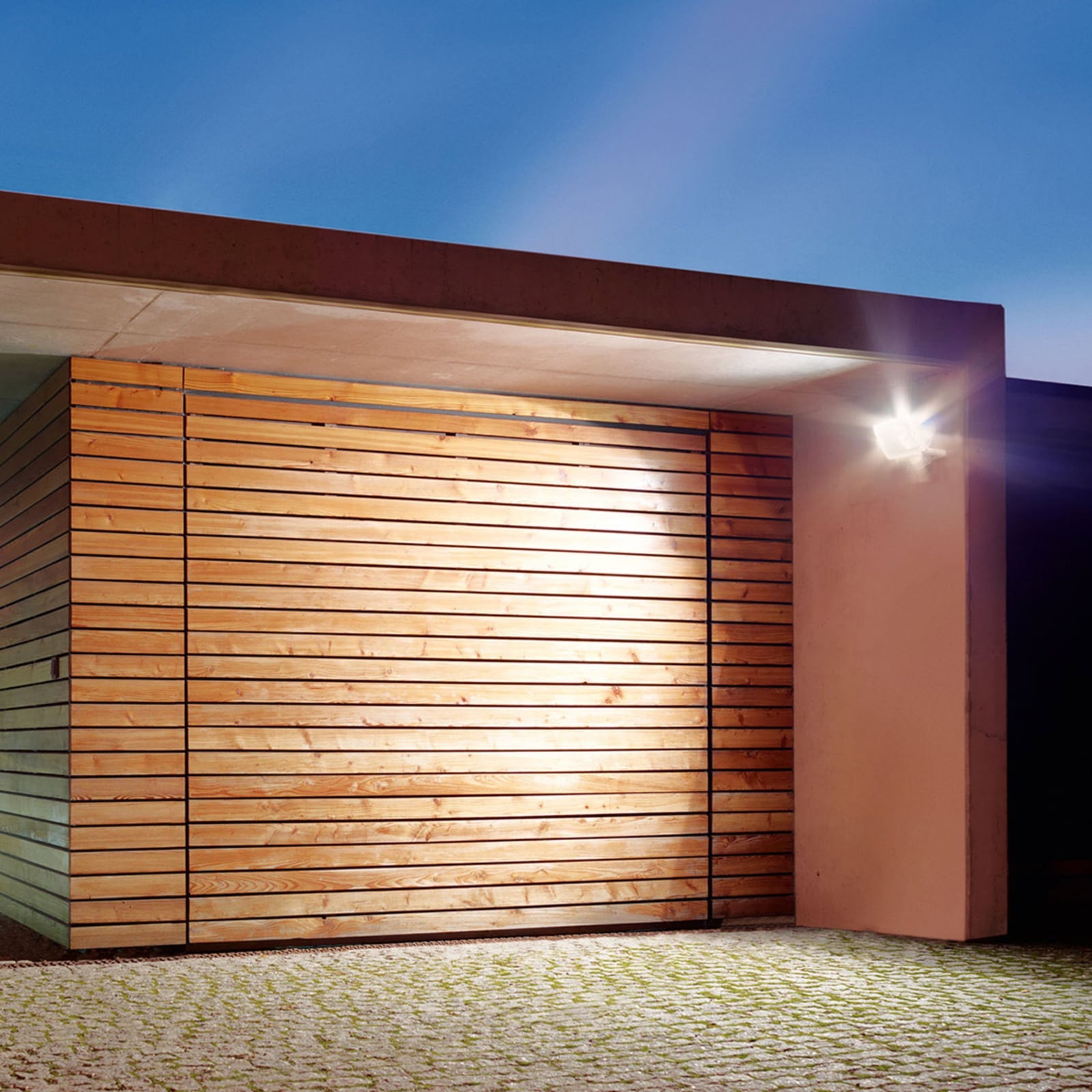 LED utespot LS 300 svart aluminium bakside