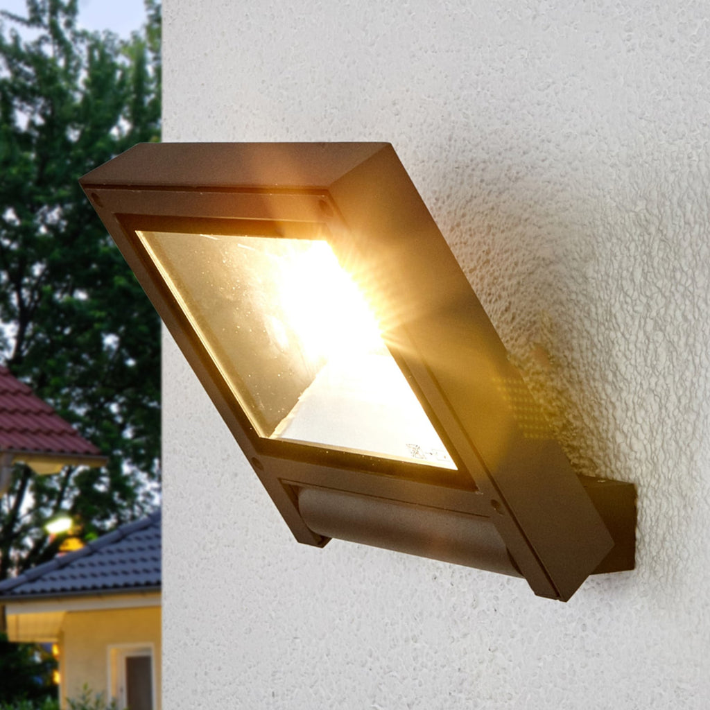 LED utespot Maica svingbar antrasitt IP65 12W forside