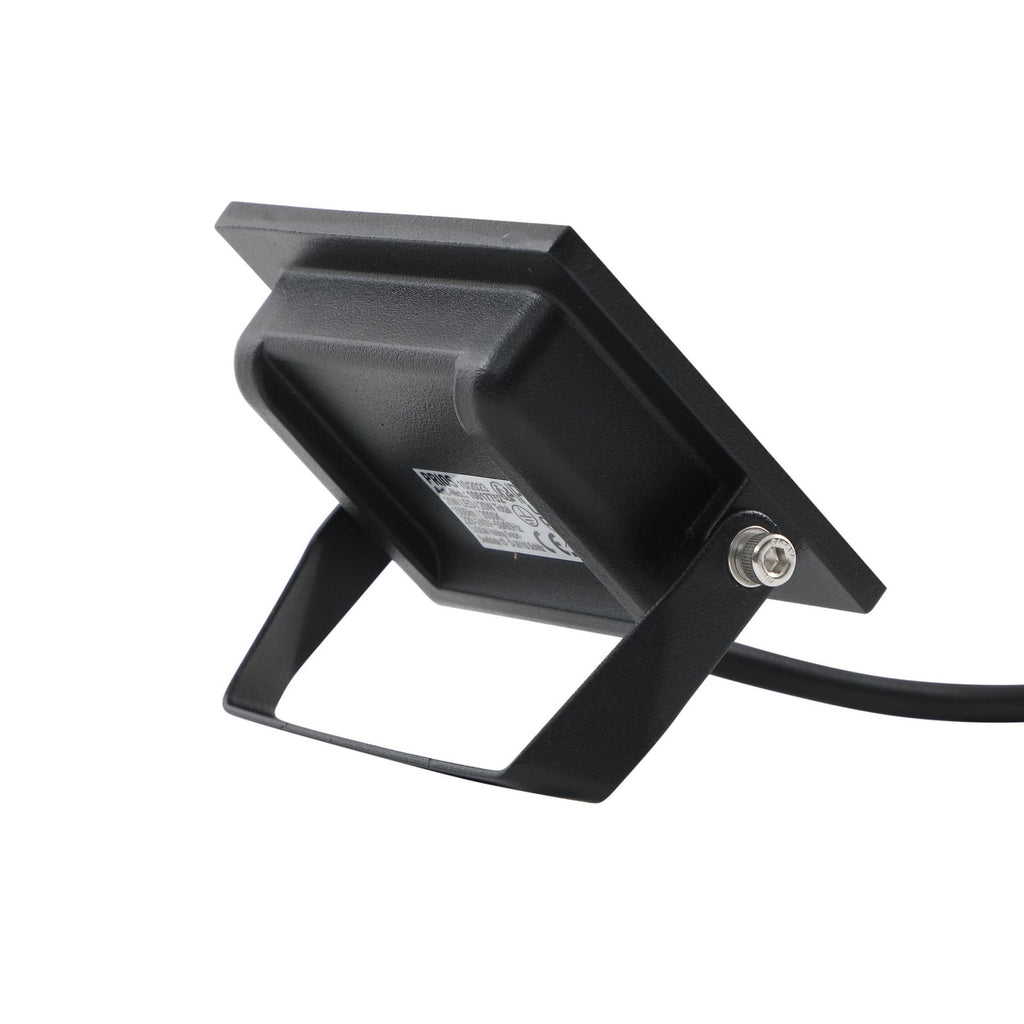 LED utespot Maikel svart 20W 1620 lm IP65 sideprofil