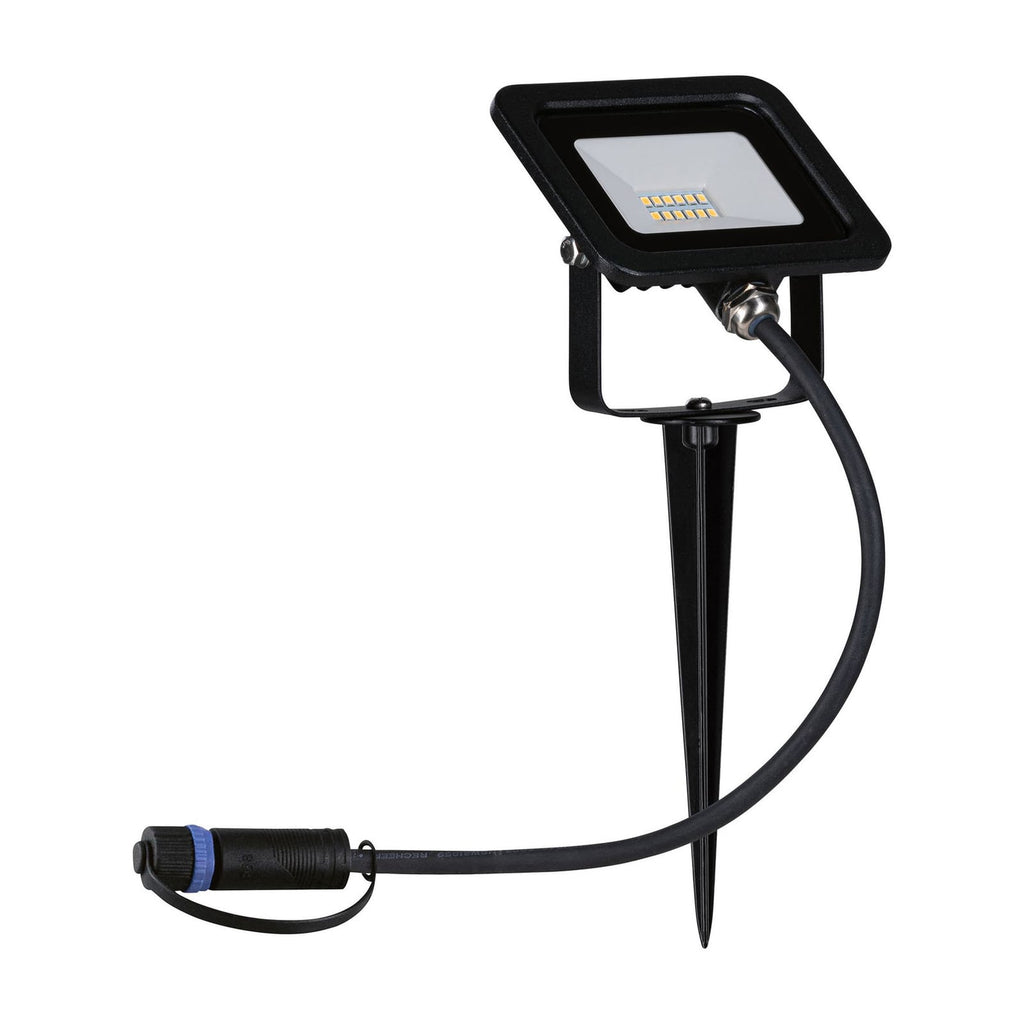 LED utespot med jordspyd dimbar 6,8W IP65 ZigBee Paulmann montert i hage