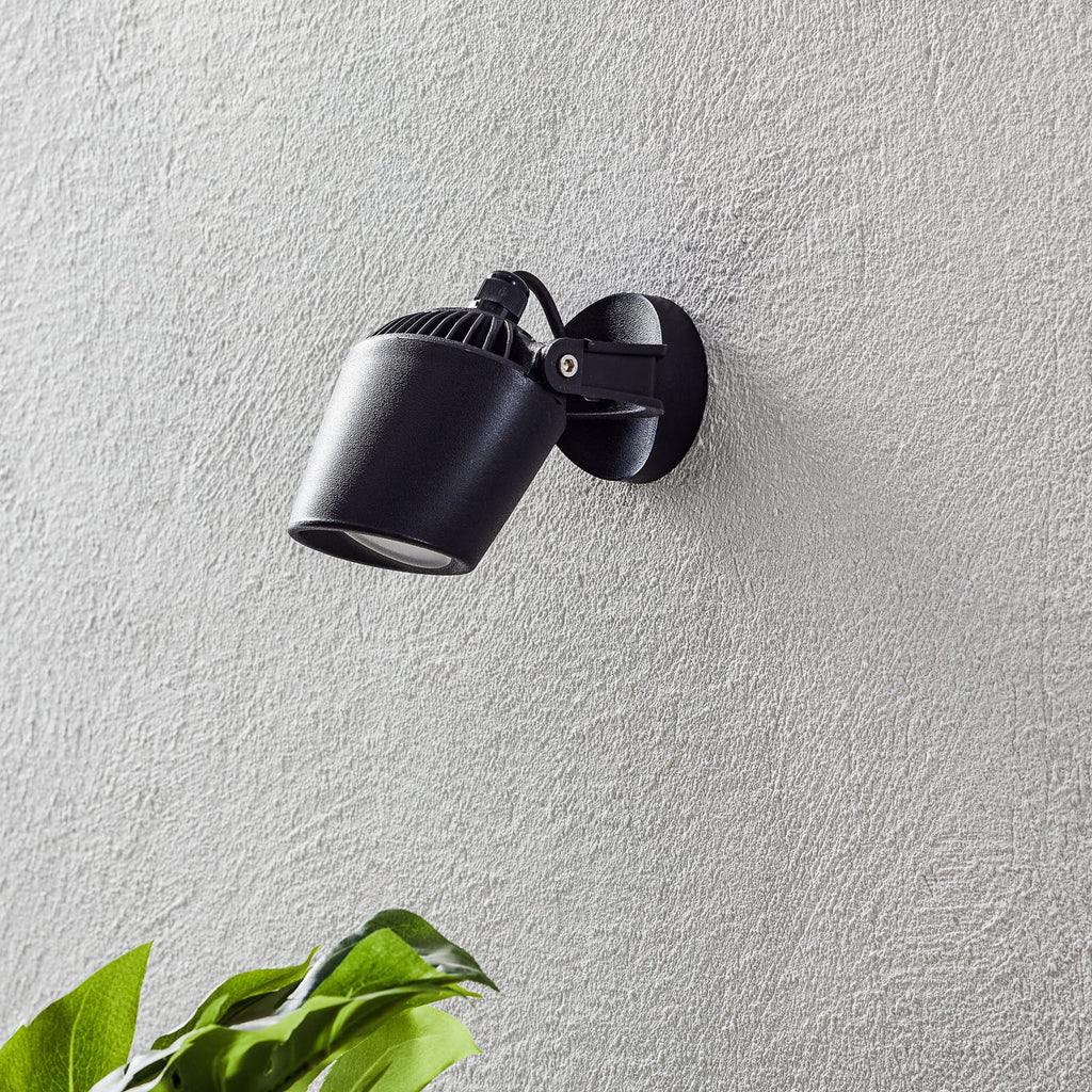 LED utespot Minitommy-EL CCT svart GU10 IP66 bakside