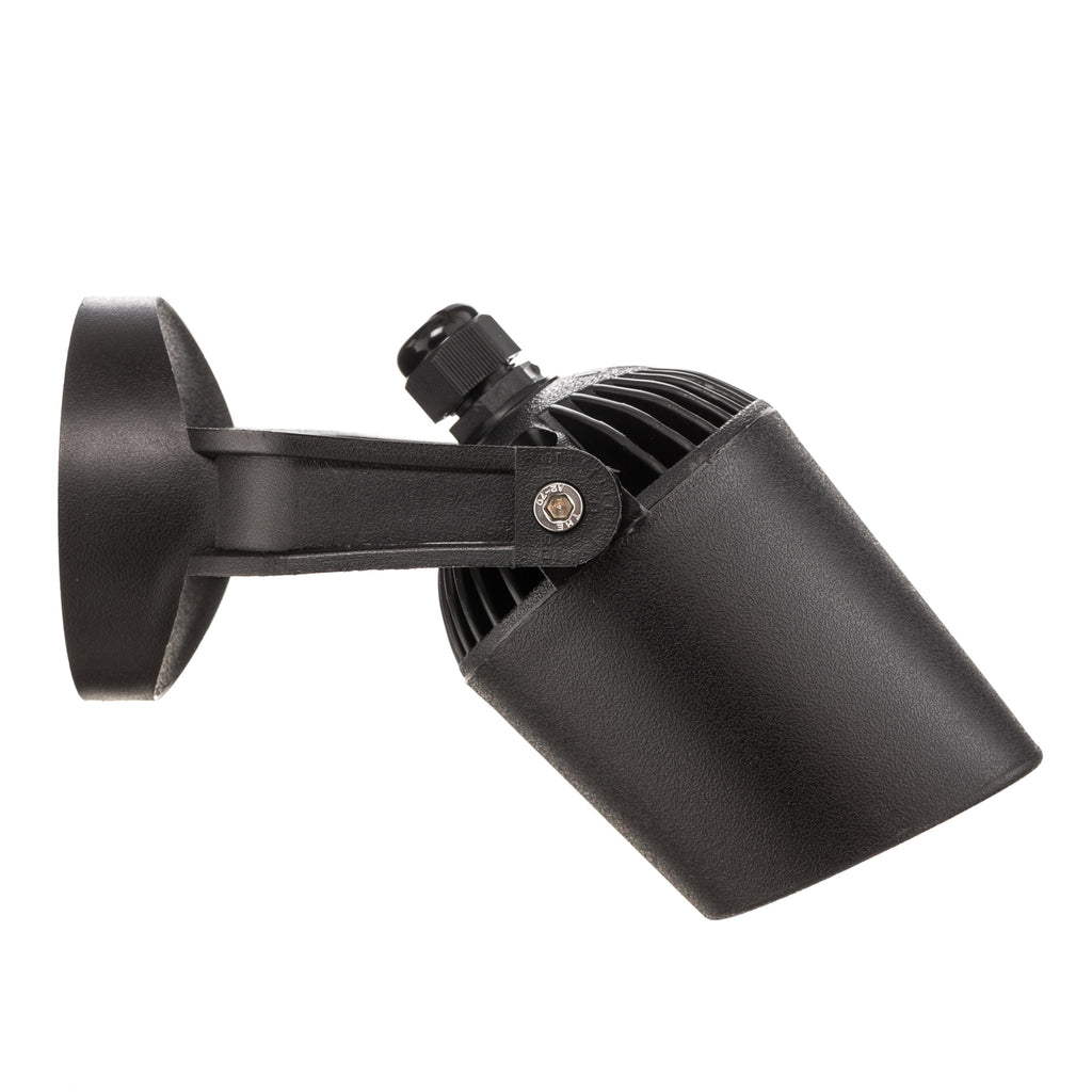 Montert LED utespot Minitommy-EL CCT svart GU10 IP66 i hage