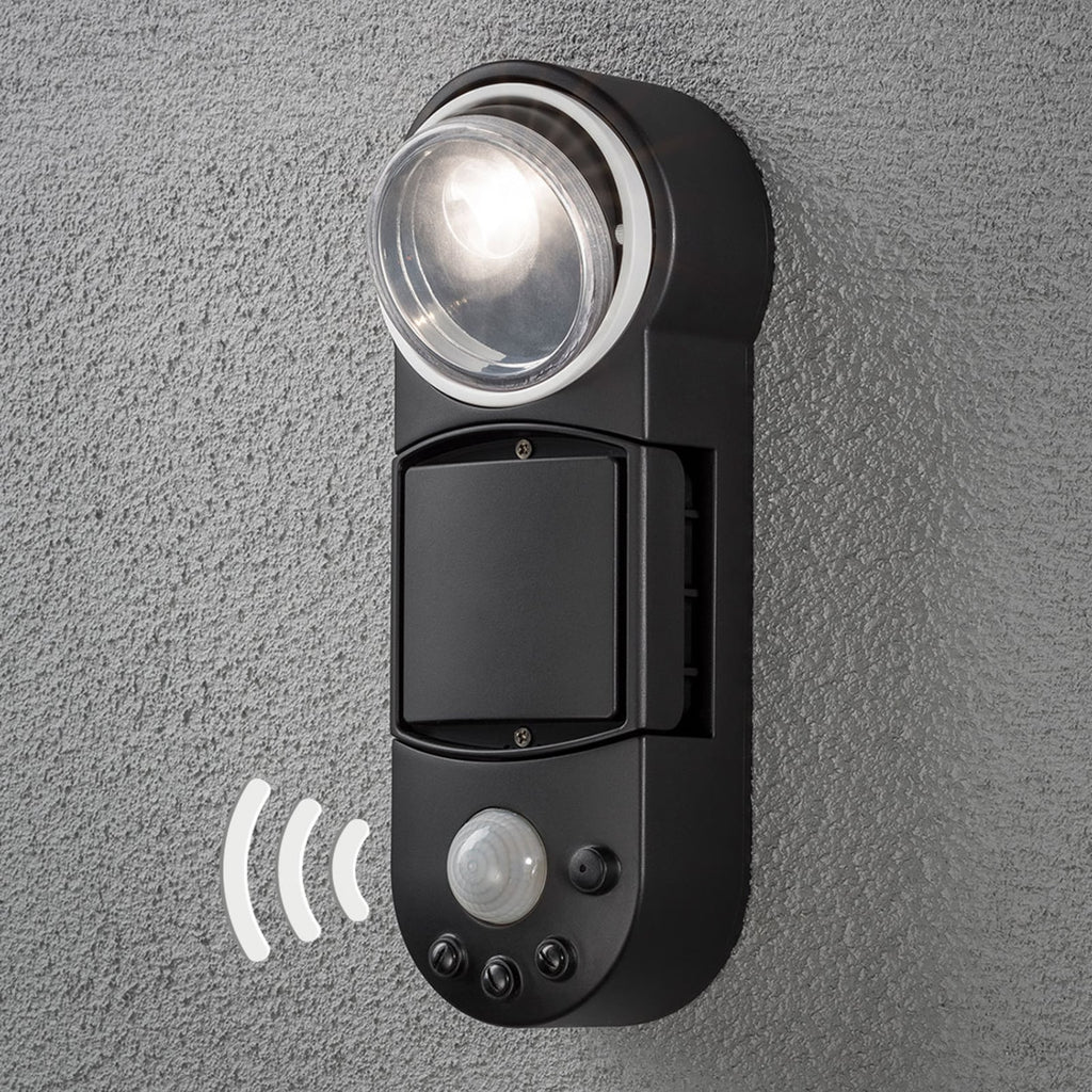 LED utespot Prato batteridrevet med bevegelsessensor IP44 front