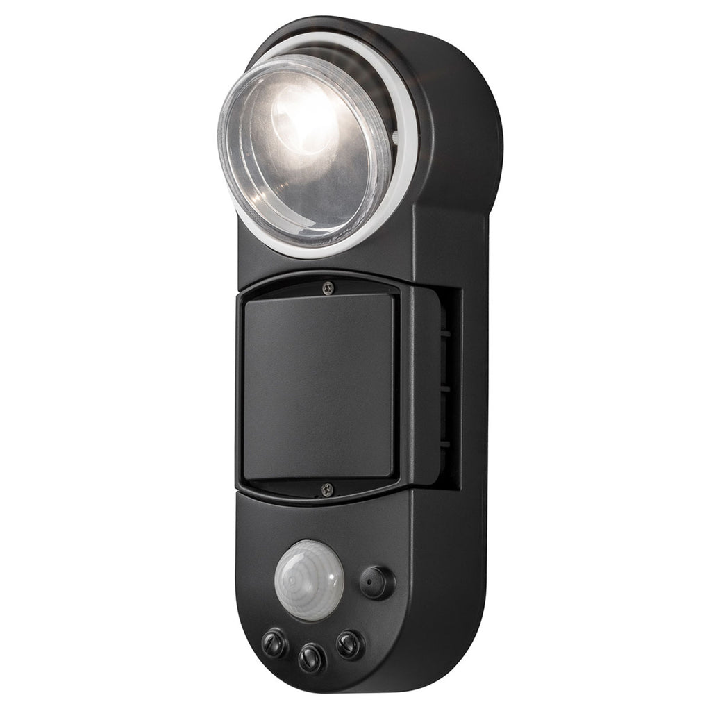 LED utespot Prato batteridrevet med bevegelsessensor IP44 lysretning justerbar
