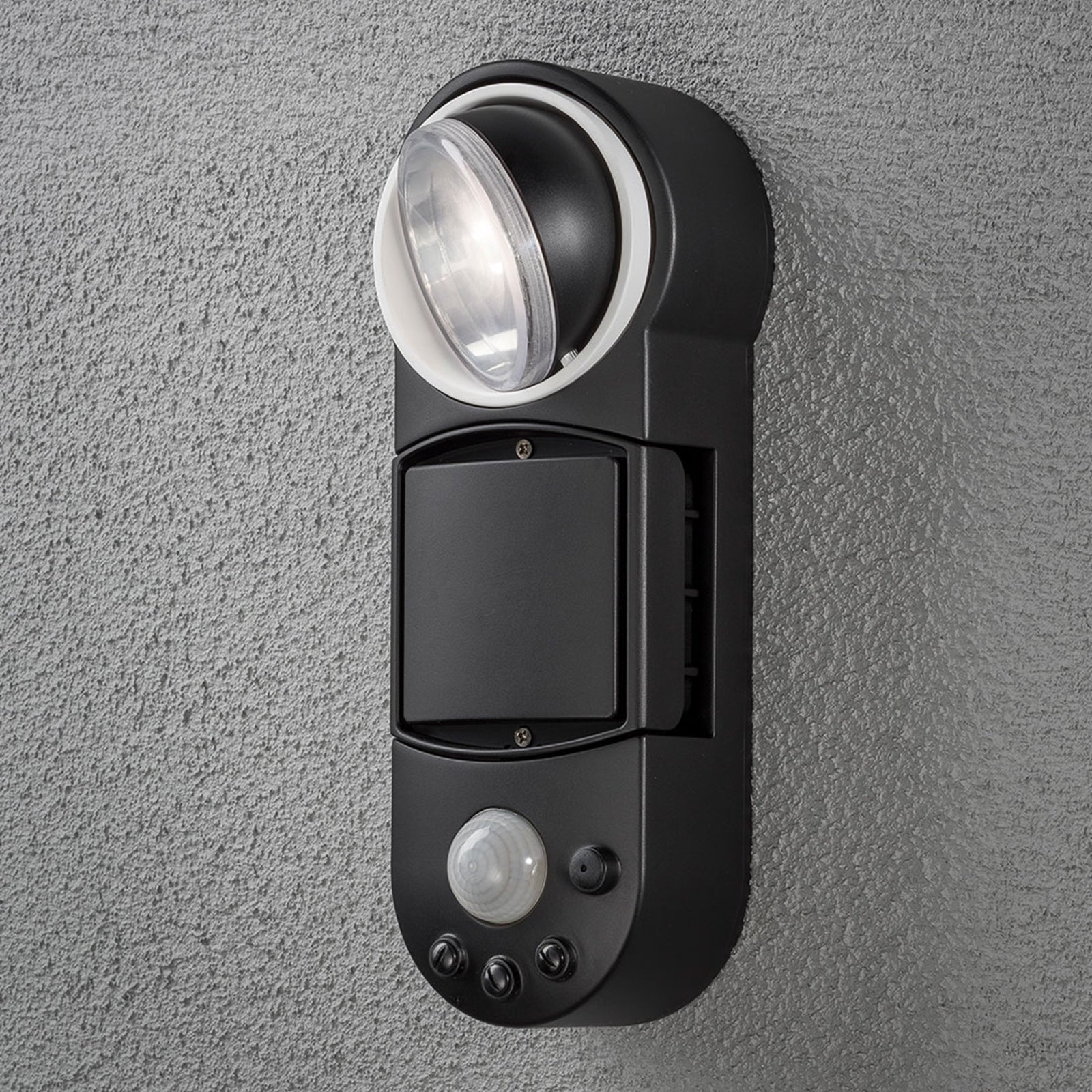LED utespot Prato batteridrevet med bevegelsessensor IP44 montert