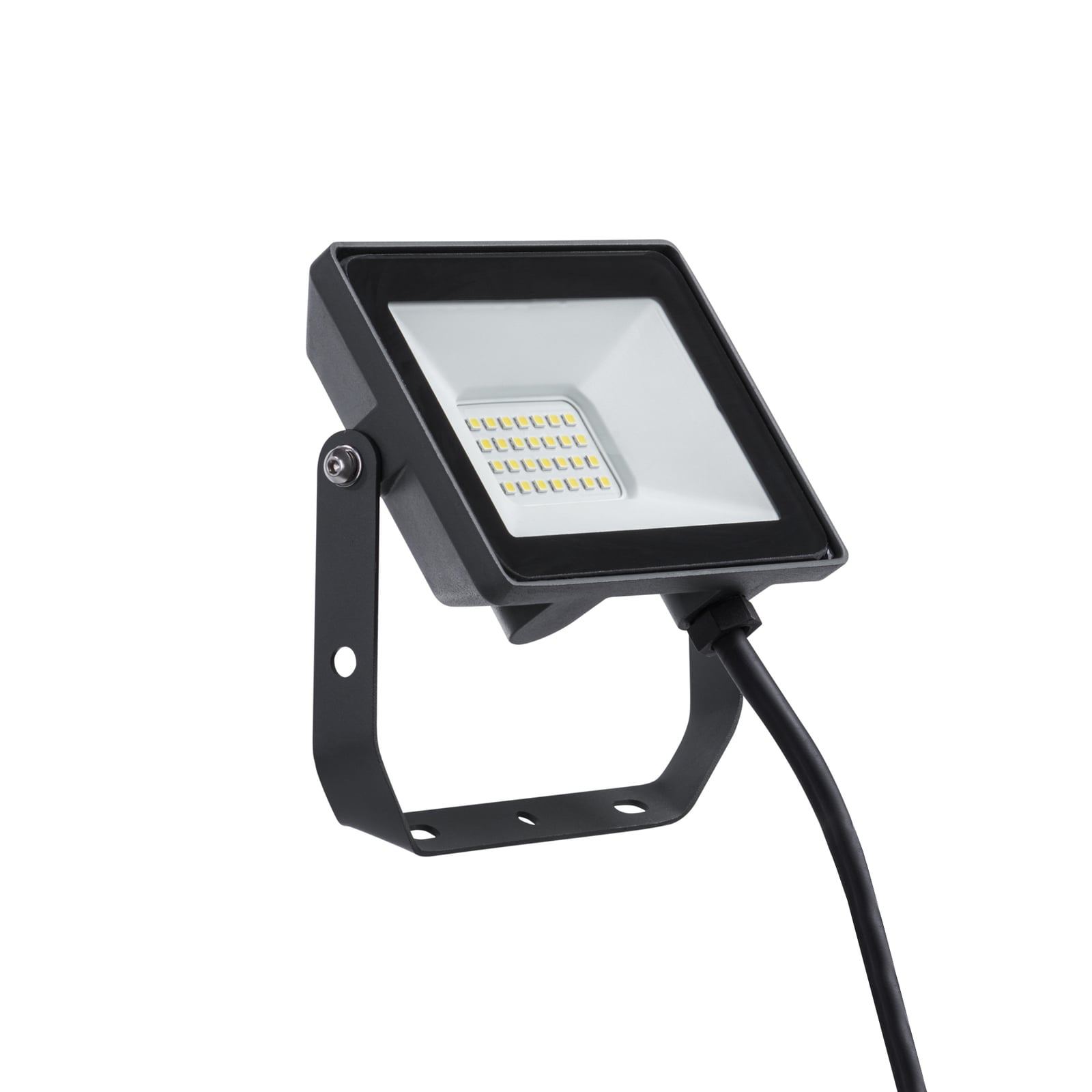 LED utespot ProjectLine 20W 6500K IP65 svart forfra