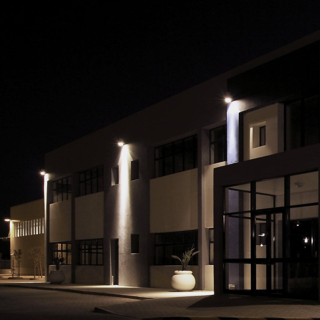 Detalj av LED utespot ProjectLine svart 30W 3000K IP65 Philips