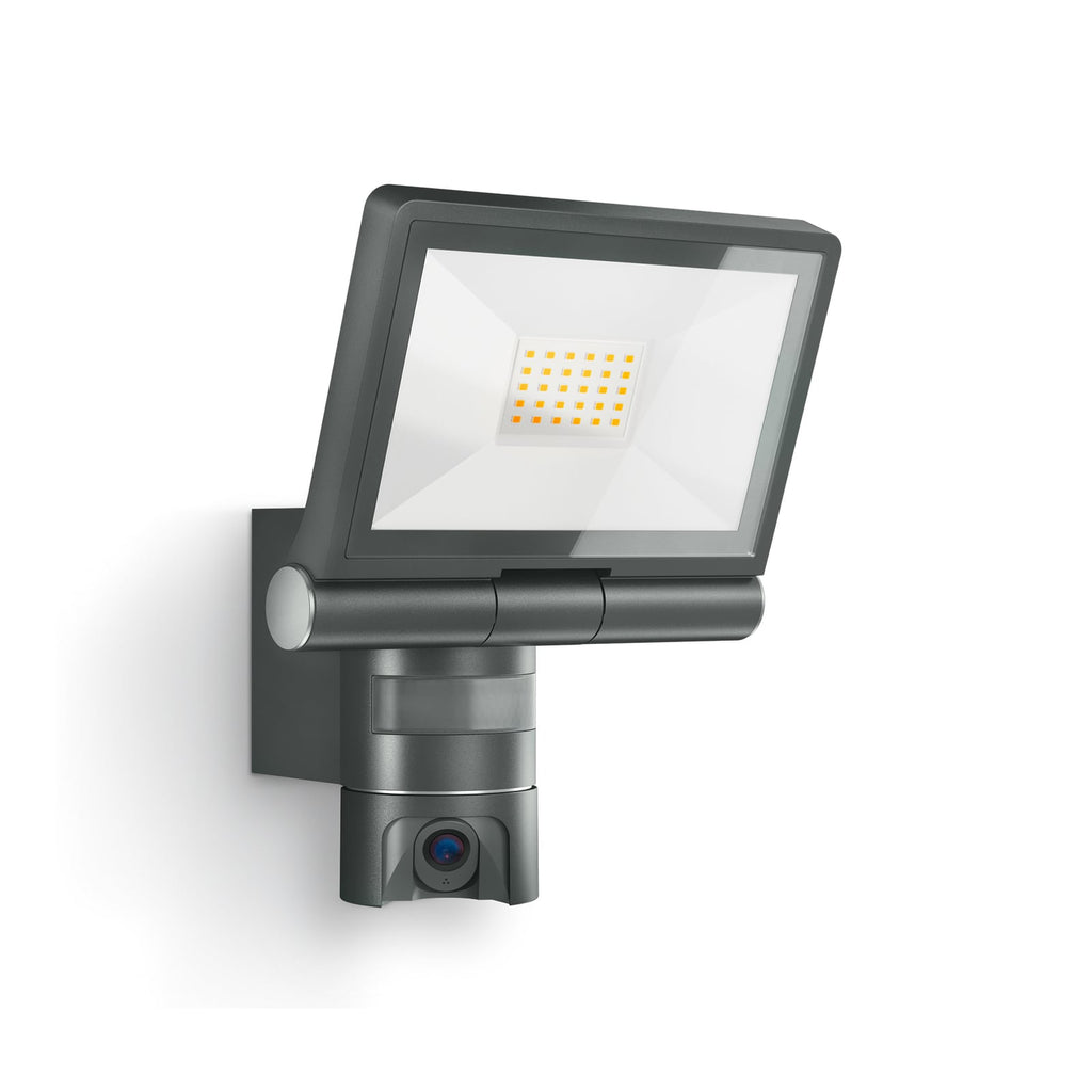 LED utespot XLED Cam 1 SC med kamera og bevegelsessensor front