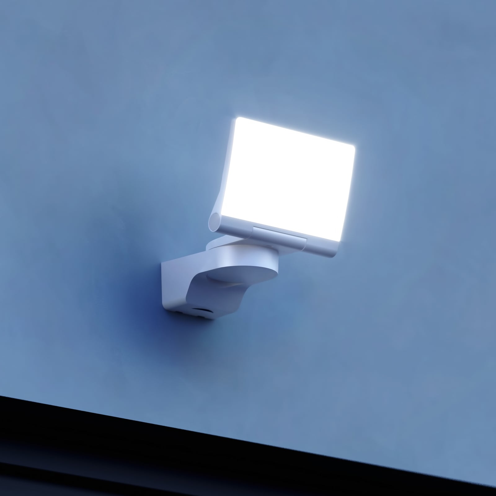 LED utespot XLED Home 2 hvit 13,7W IP44 forfra
