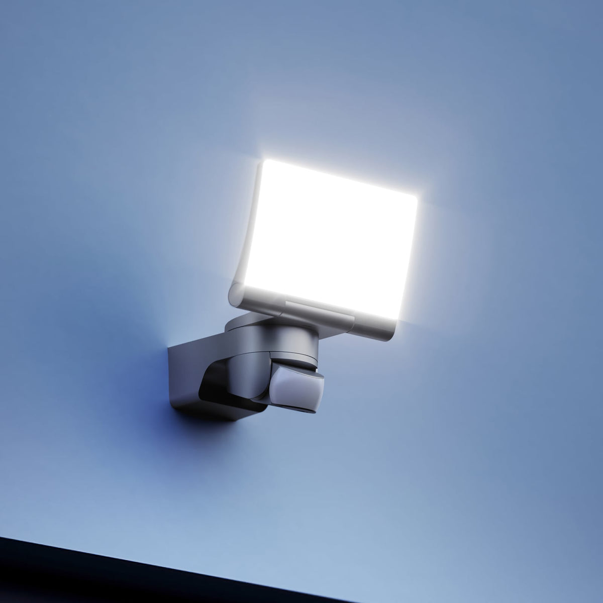LED utespot XLED Home 2 S med bevegelsessensor grafitt IP44 forfra