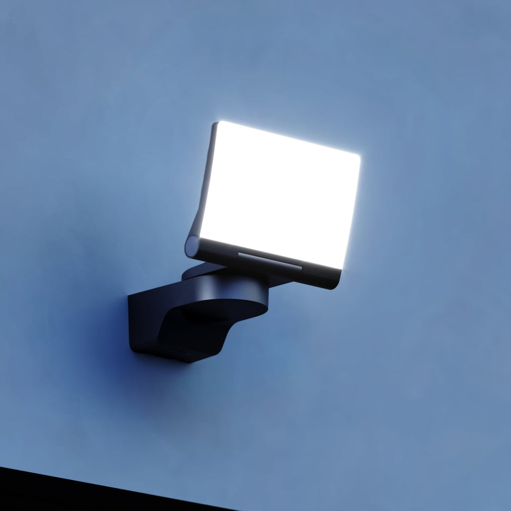 LED utespot XLED Home 2 svart 13,7W 3000K IP44 forside
