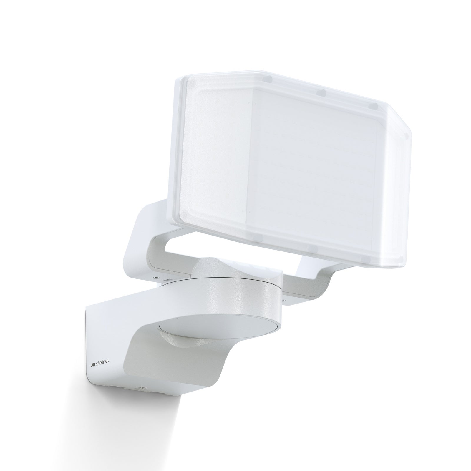 LED utespot XLED Protect svingbar hvit IP54 fra STEINEL, frontbilde