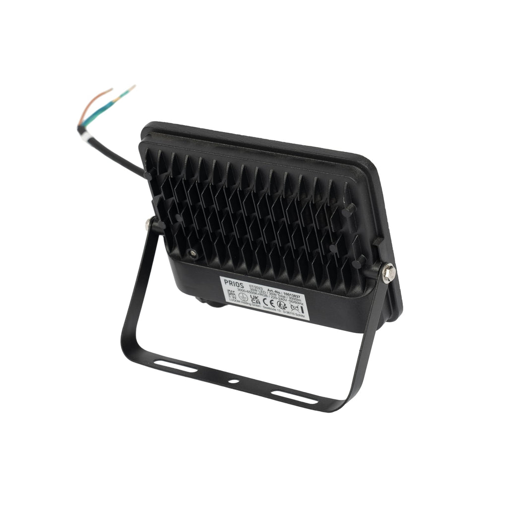 LED utespotlampe Liezel 30W RGBW dimbar WiFi IP65 - Prios appstyring