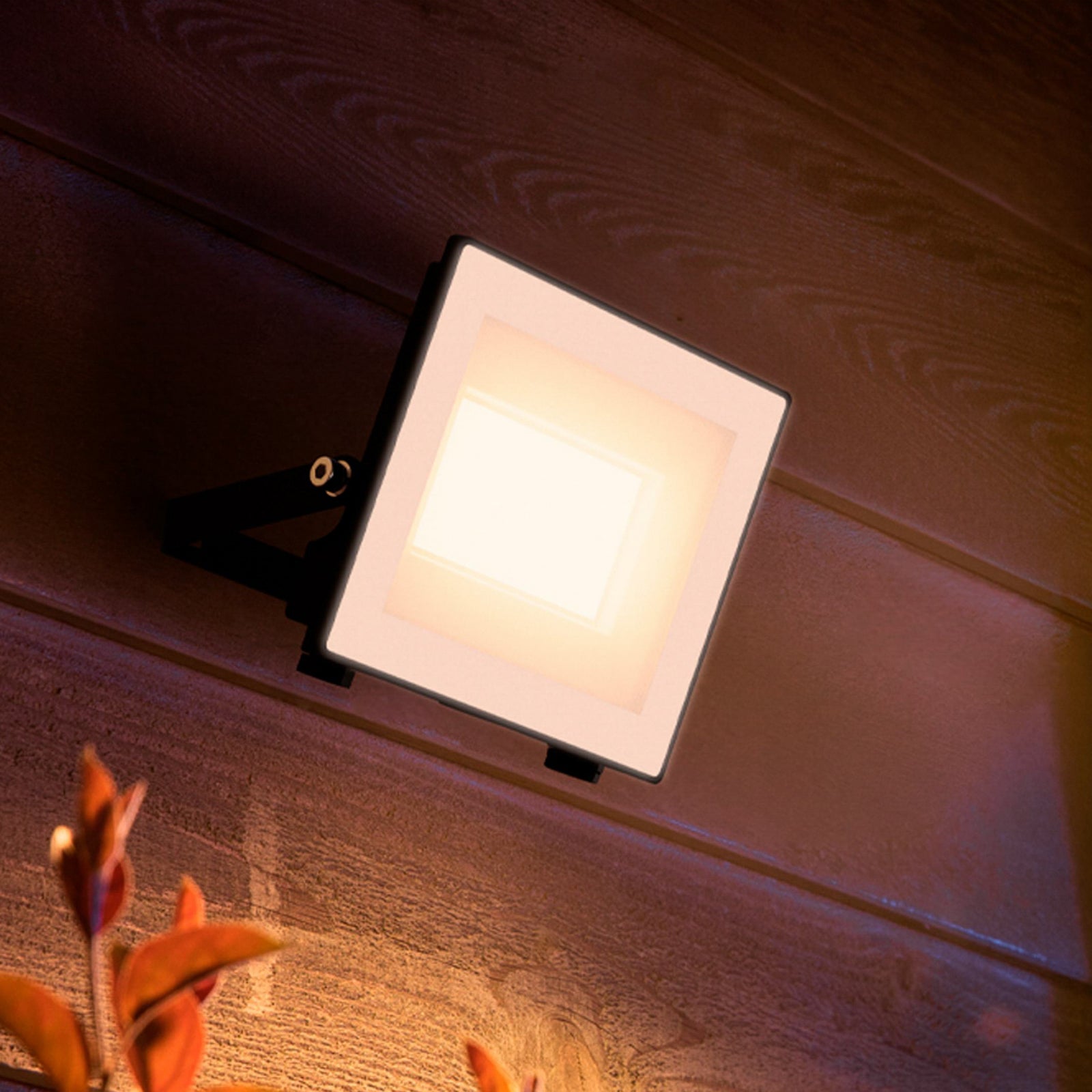 LED utespotlampe Lois flood 14W 2700lm 3000K IP65 Philips forfra
