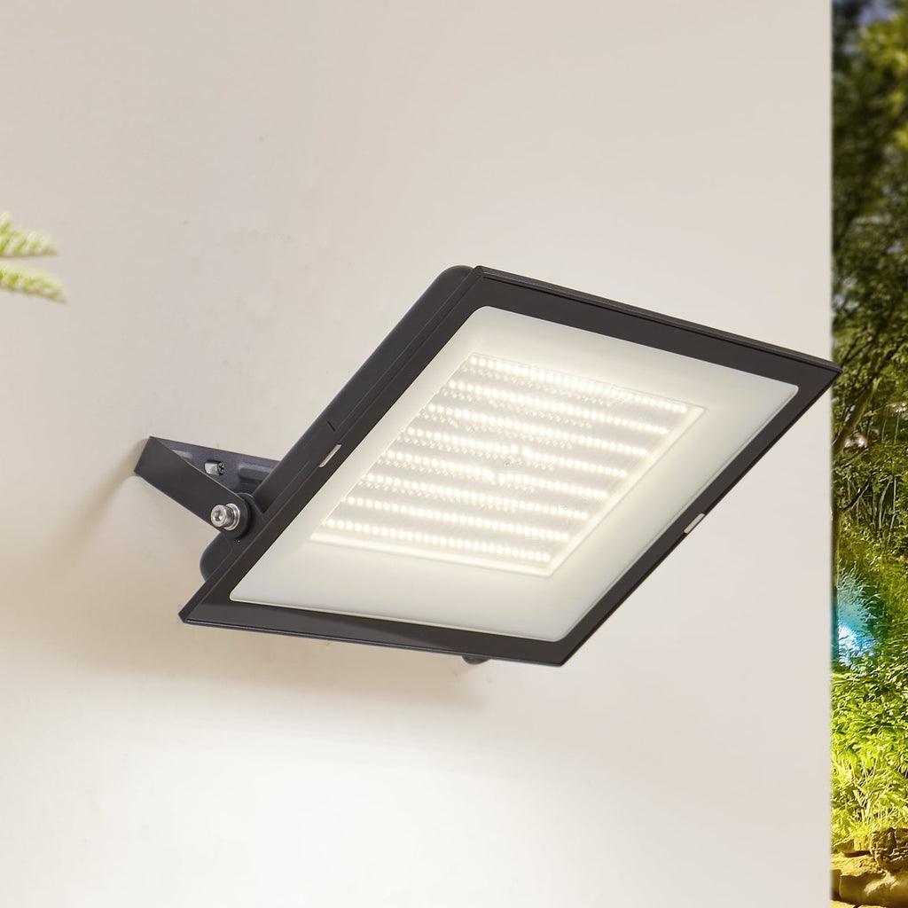 LED utespotlampe Maikel 200W 23530lm IP65 svart forside
