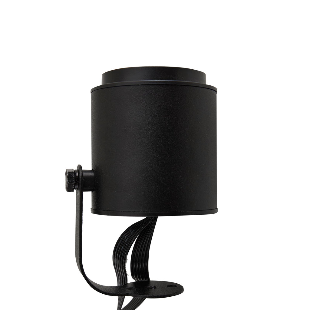 Nærbilde av LED utespottsett Nymo 3-pk med jordspyd CCT RGB IP44