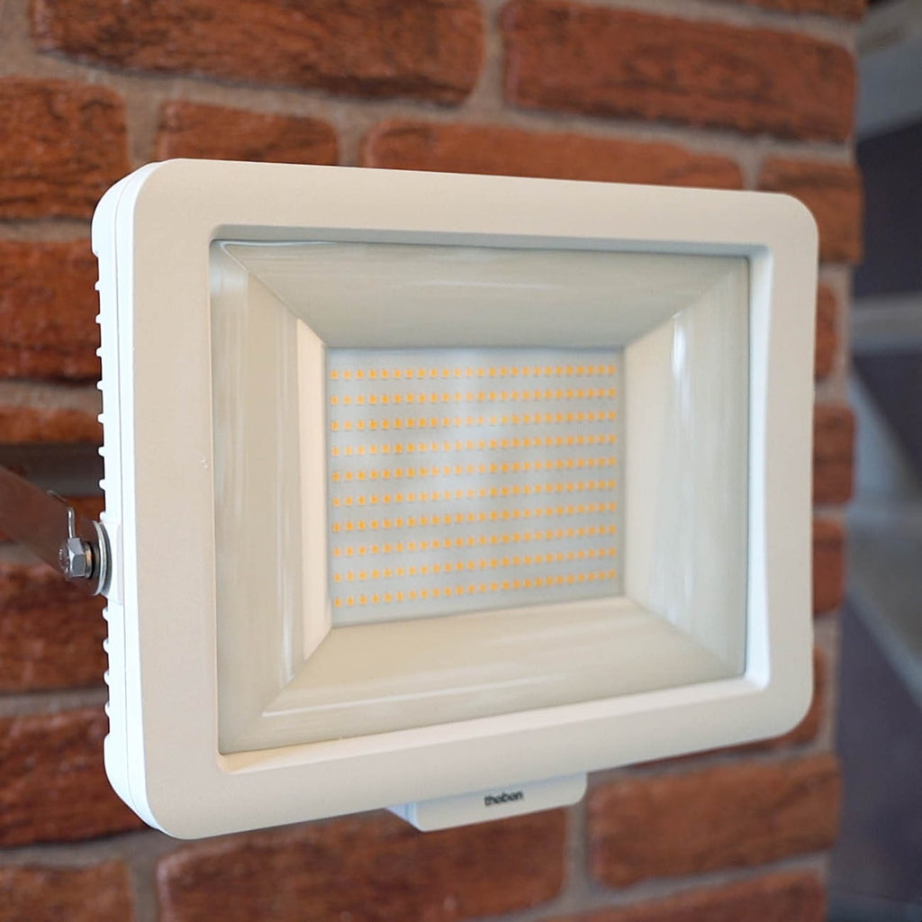 LED utestråler theLeda B100L hvit 100W IP65 bakside