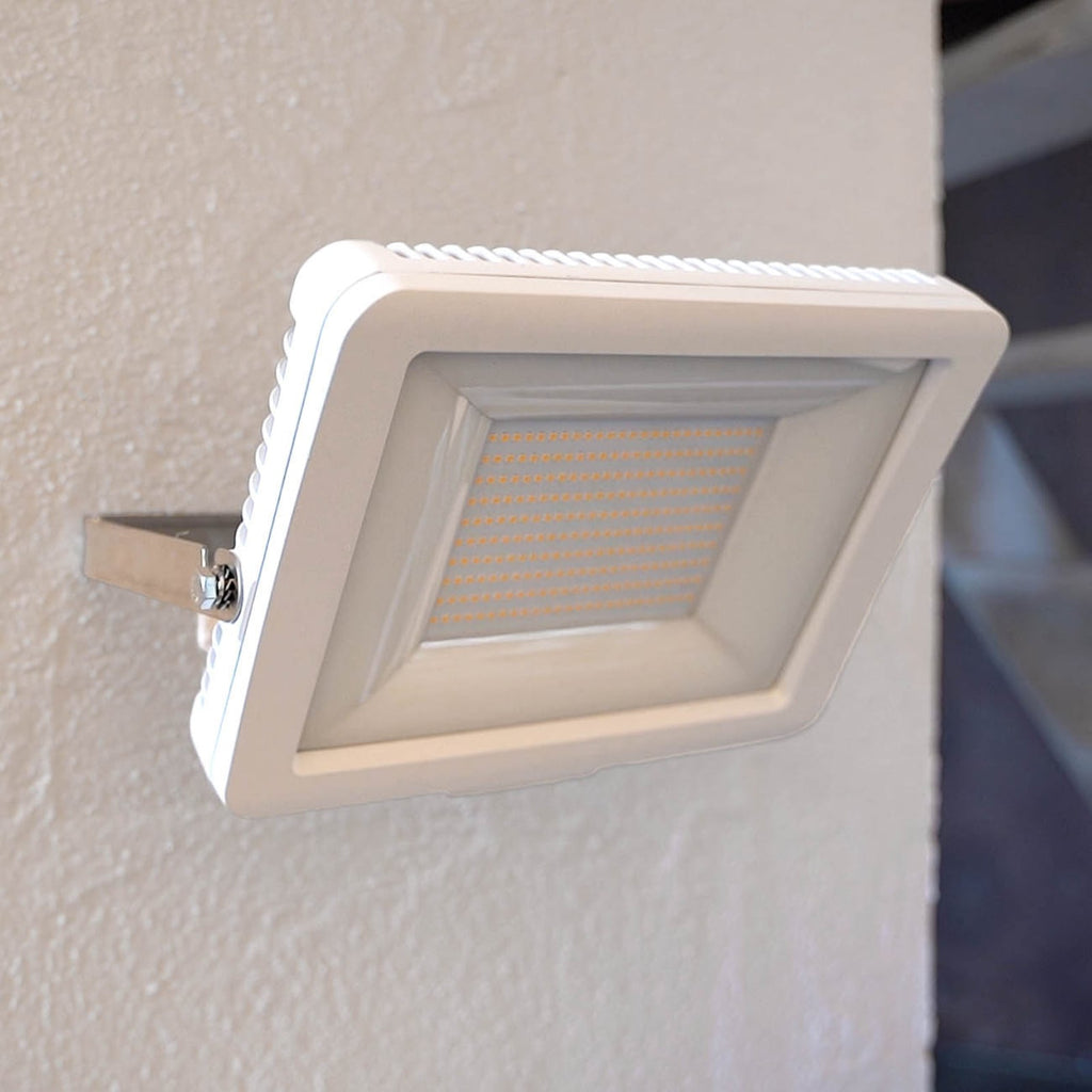 LED utestråler theLeda B100L hvit 100W IP65 forfra
