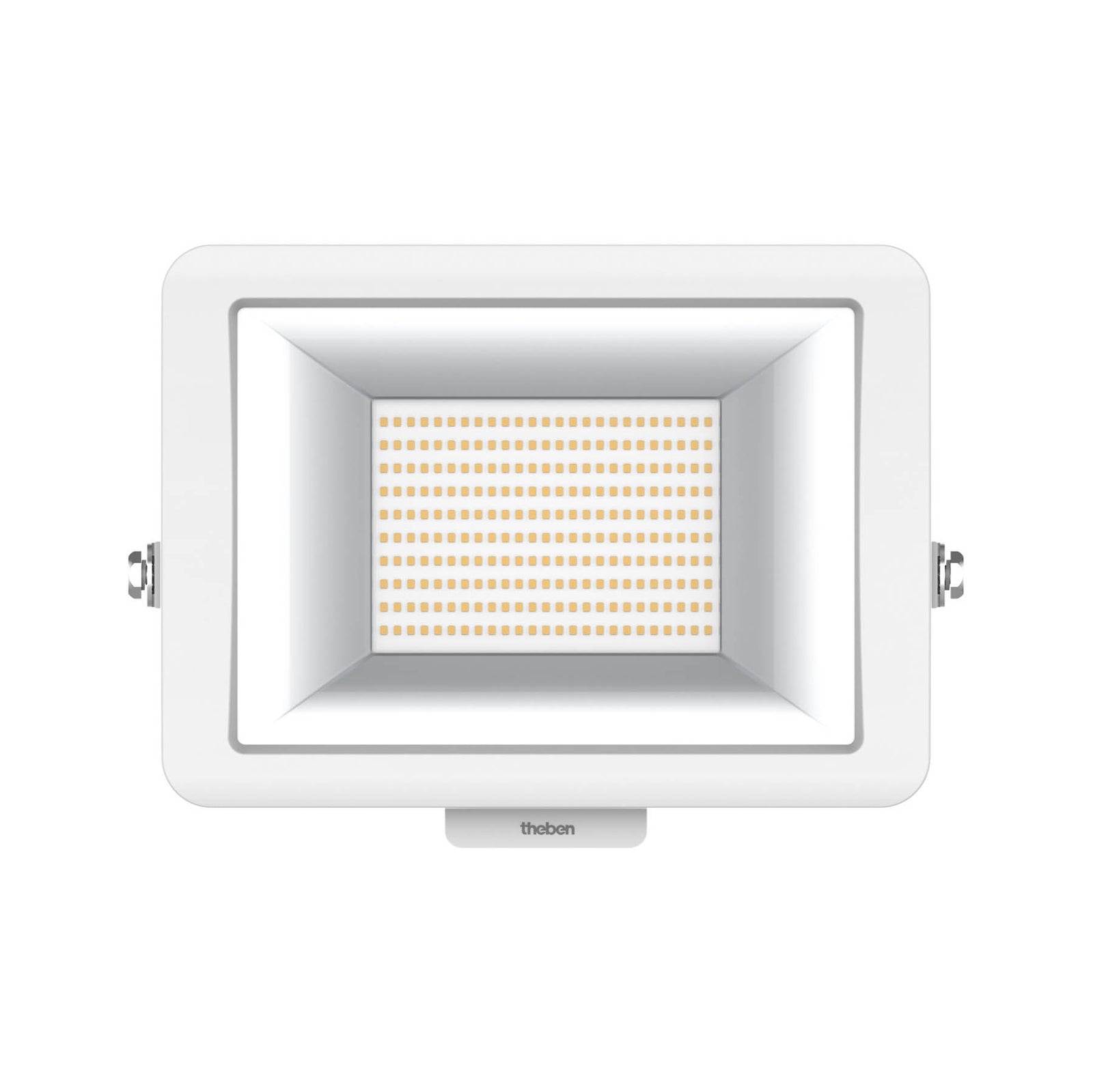 Montert LED utestråler theLeda B100L hvit 100W IP65 utendørs