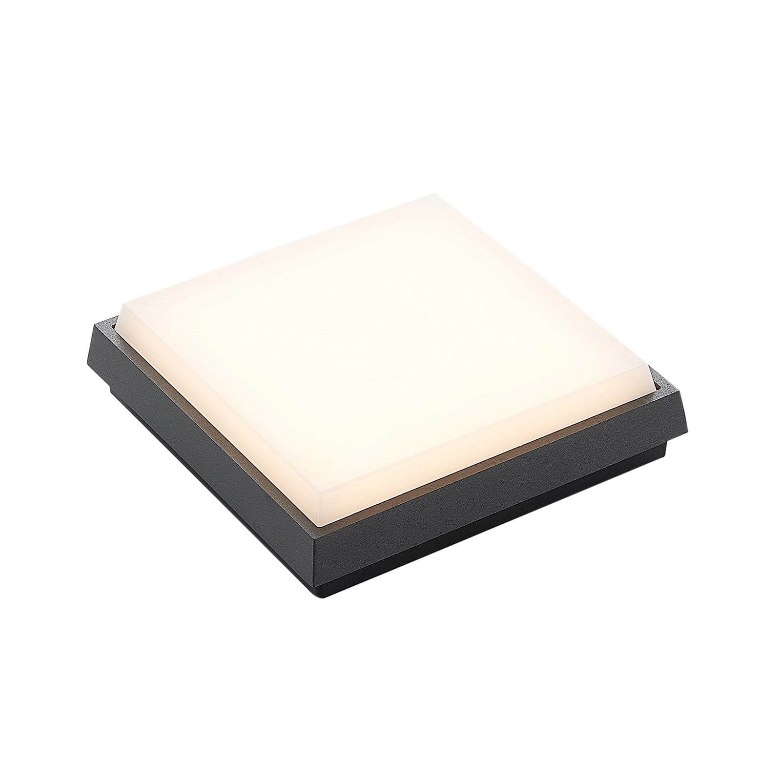 LED utetaklampe Amra firkantet 17,5 cm IP54 detalj