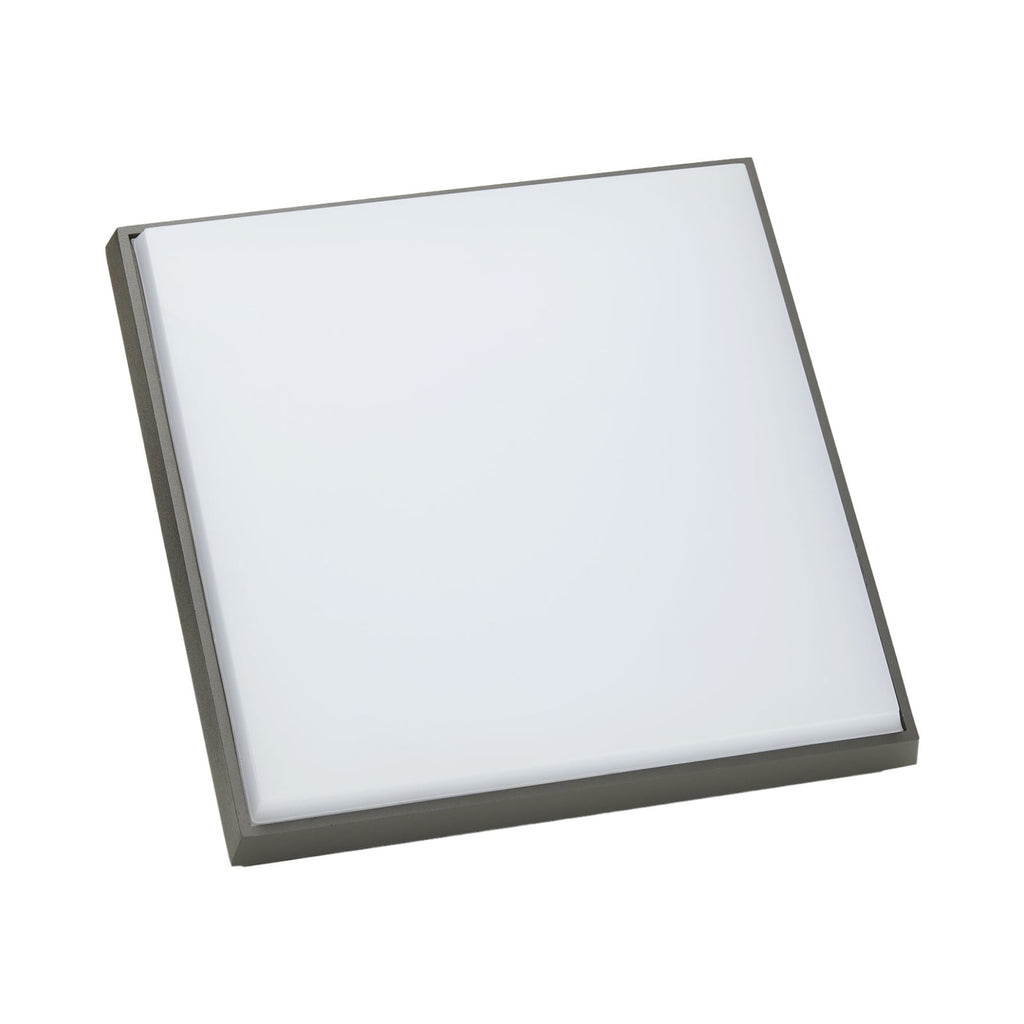 LED utetaklampe Amra kvadratisk antrasitt 30 cm detalj