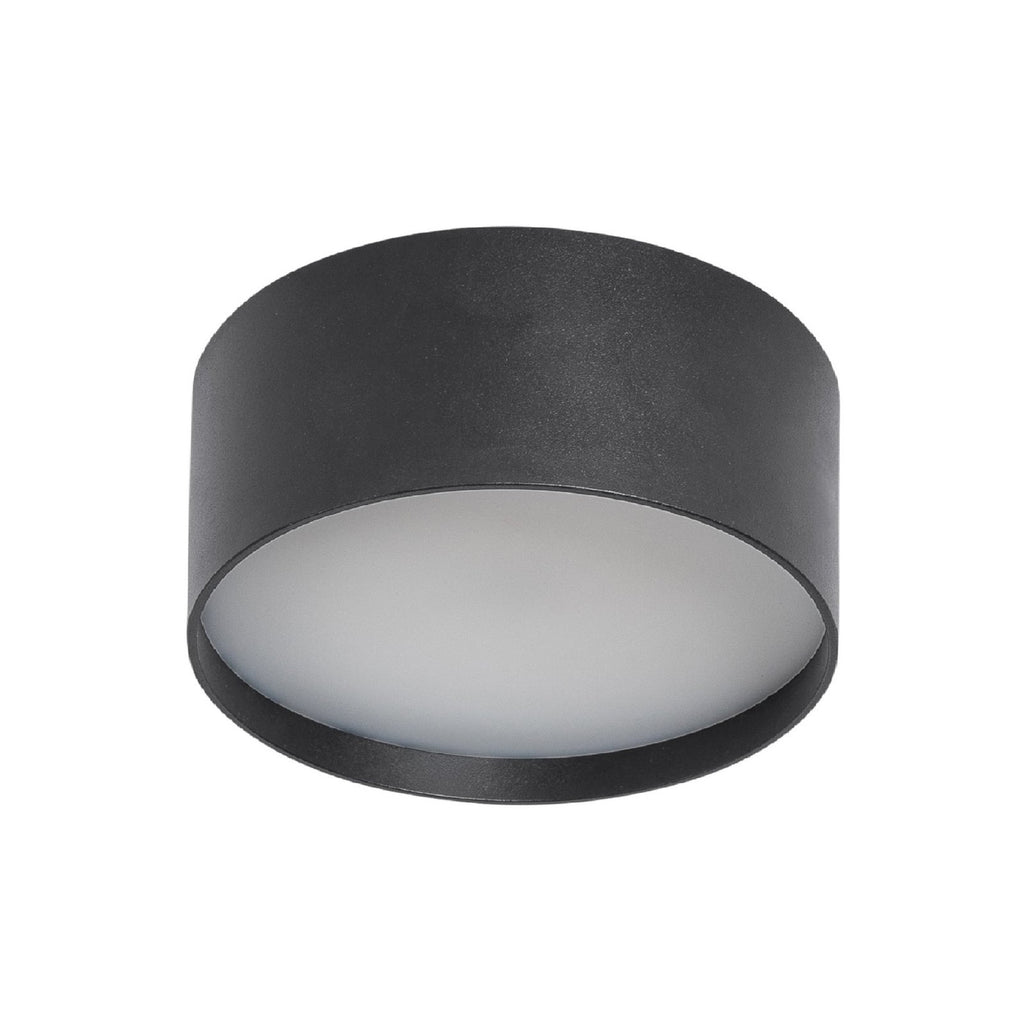 LED utetaklampe Ø12 cm antrasitt CCT IP44 pressstøpt aluminium forfra