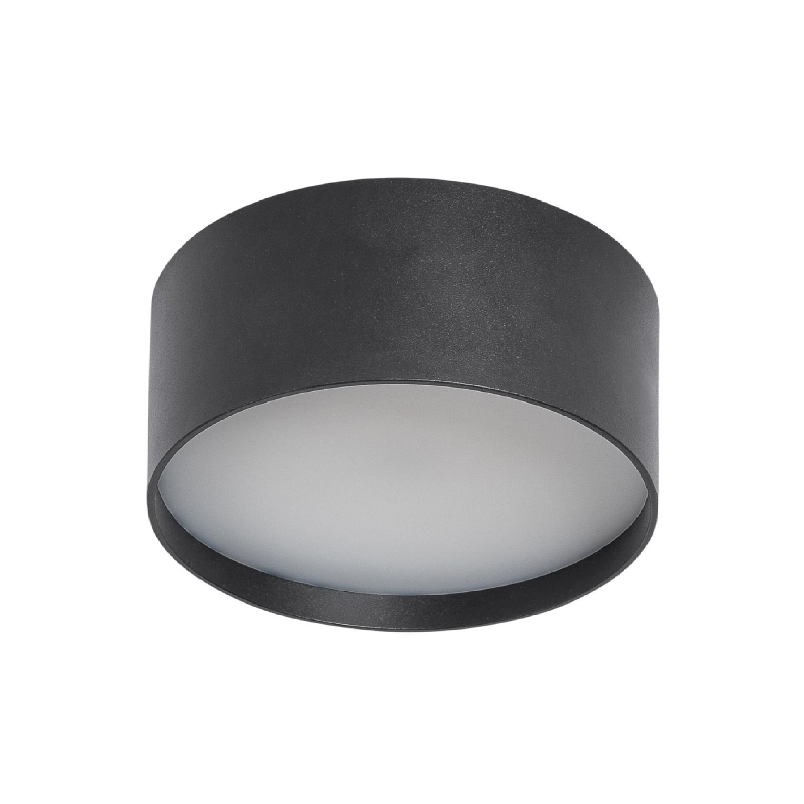 LED utetaklampe Ø12 cm antrasitt CCT IP44 pressstøpt aluminium forfra