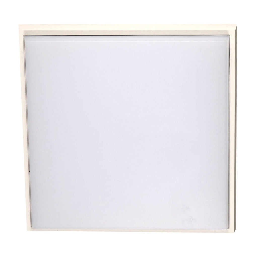 LED utetaklampe Desdy aluminium 30x30 cm forfra