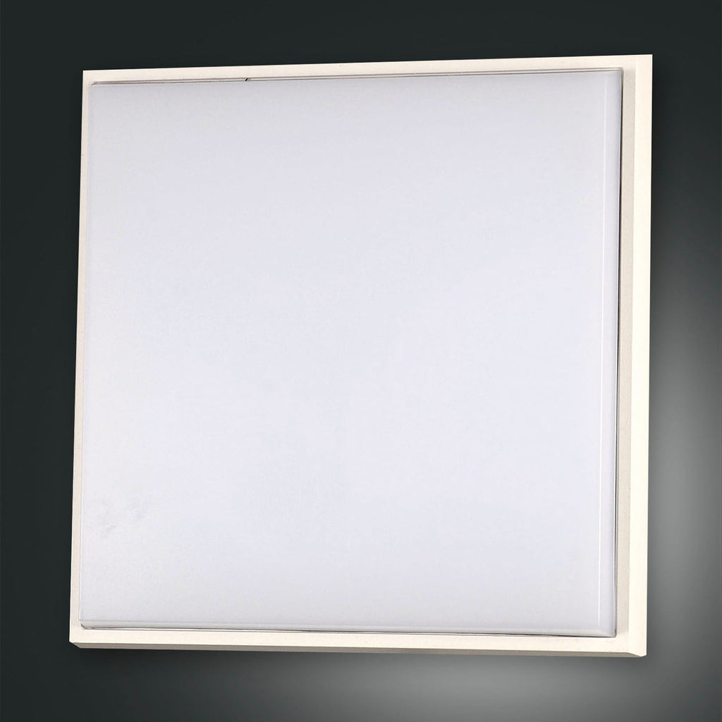 LED utetaklampe Desdy aluminium 30x30 cm montert