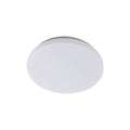 LED utetaklampe Doki rund hvit plast forfra