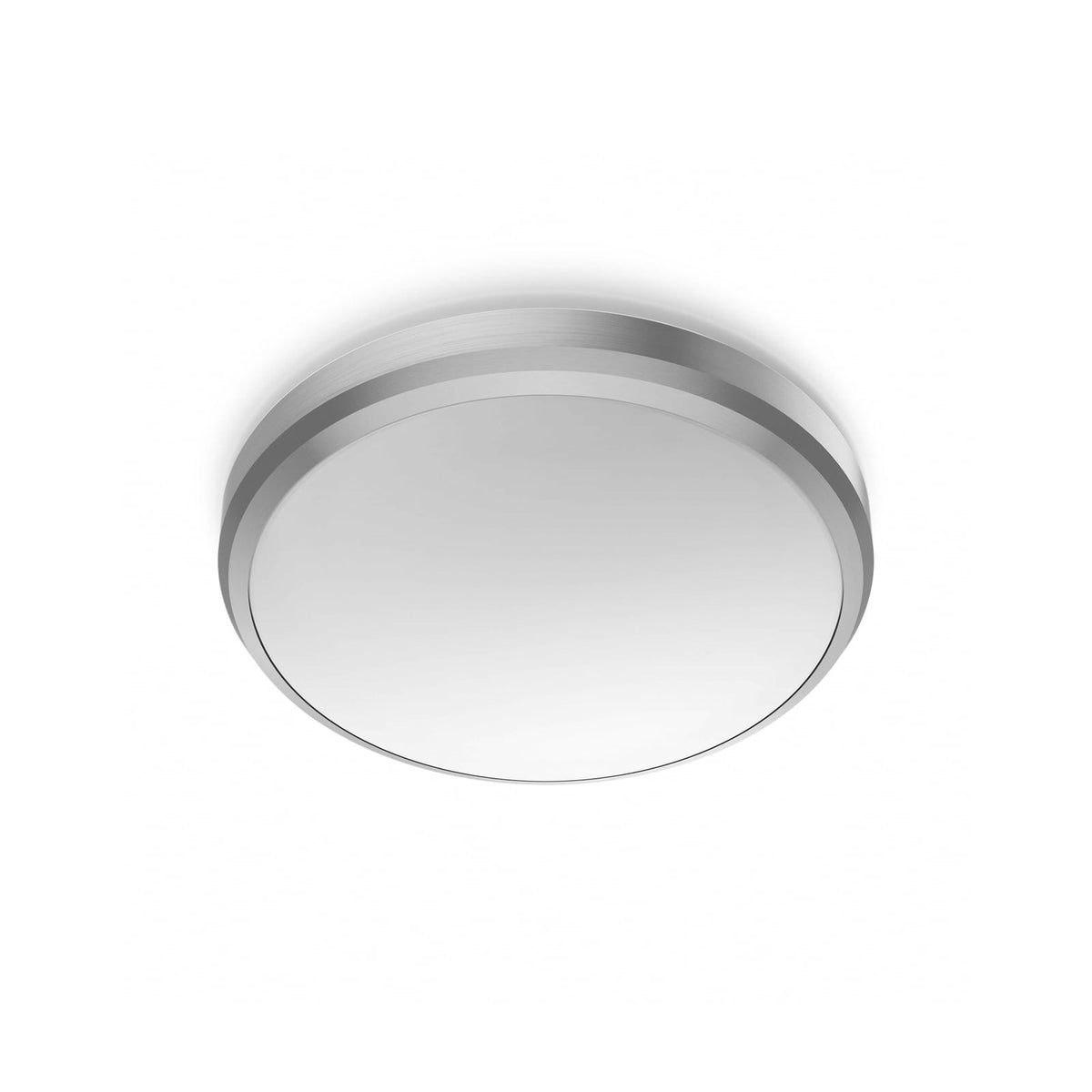 LED utetaklampe Doris nikkel Ø22 cm IP54 4000K Philips forfra
