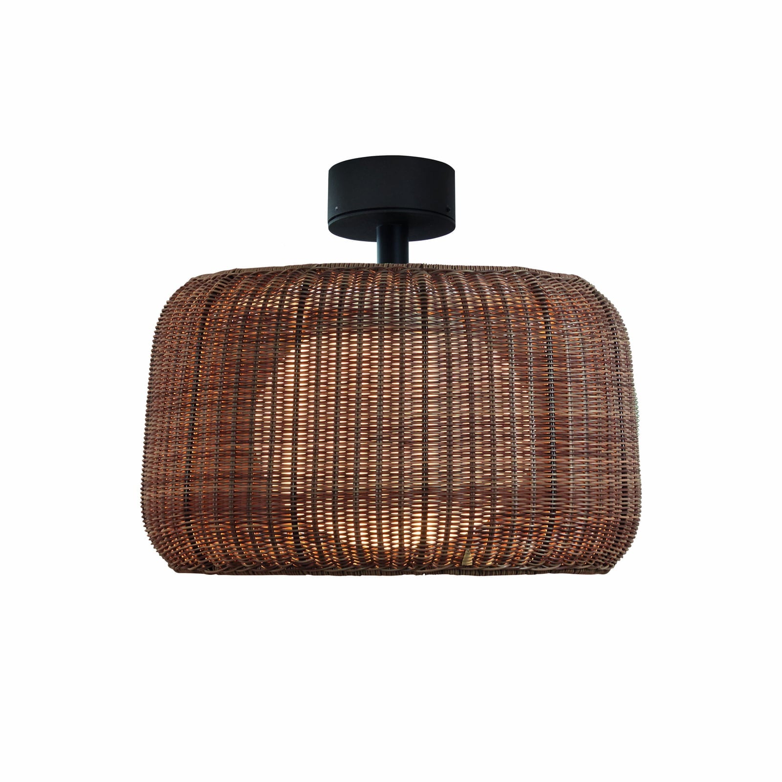 LED utetaklampe Fora dimbar brun Ø50 cm IP66 fra Bover forfra