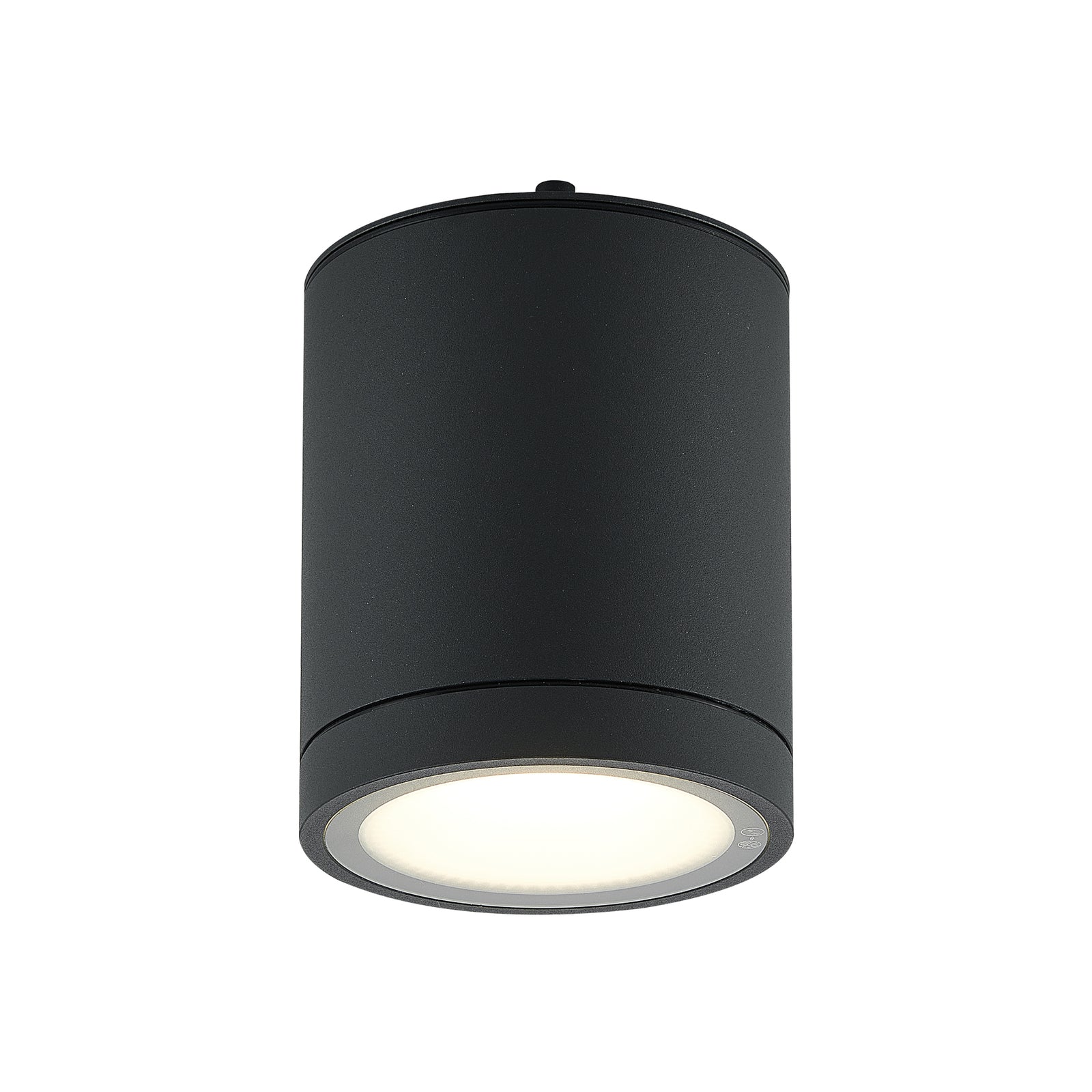 LED utetaklampe Foris Round antrasitt montert ute