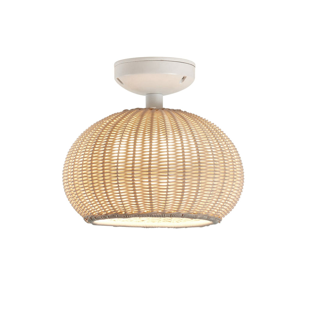 LED utetaklampe Garota dimbar hvit/elfenben Ø27 cm IP66 nærbilde