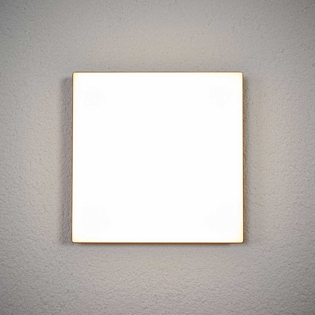 Nærbilde av LED utetaklampe Henni med bevegelsessensor