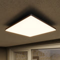 LED utetaklampe Henni kvadratisk grå 30x30 cm IP65 forfra
