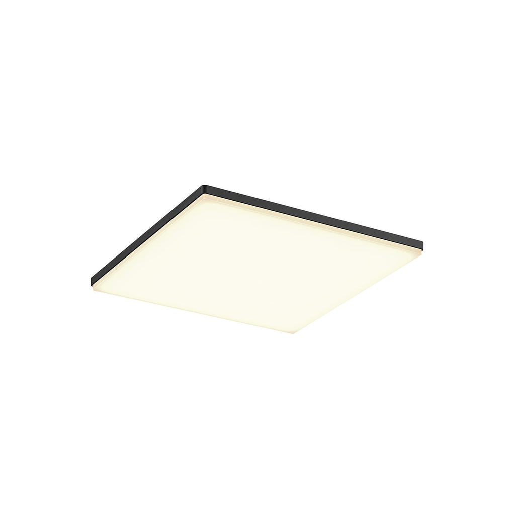 LED utetaklampe Henni kvadratisk grå 30x30 cm IP65 montert